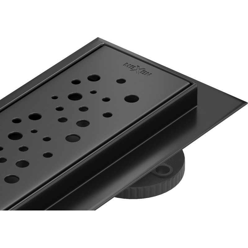 Mexen Flat 360° M12 forgatható vonalelvezető 90 cm, fekete - 1721090-40