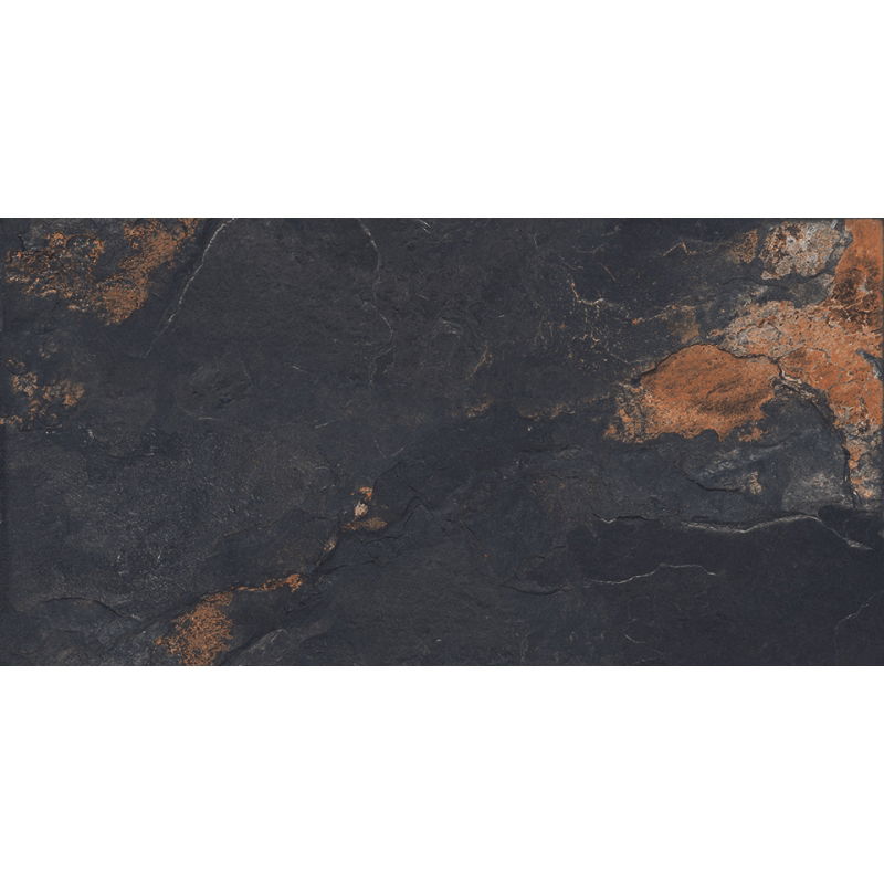 Mexen Rafael Probă de gresie glazurată antracit rect. G1, placă de podea și perete 120 x 60 cm, mată - TL324-05-S