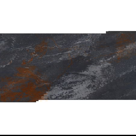 Mexen Rafael Probă de gresie glazurată antracit rect. G1, placă de podea și perete 120 x 60 cm, mată - TL324-05-S