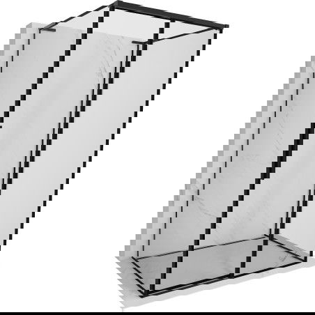 Mexen Rox-3S L Cabină de duș cu 3 pereți glisante dreapta 100 x 90 cm, ramă neagră, neagră - 8C2L-100-090-70-70-3S-P