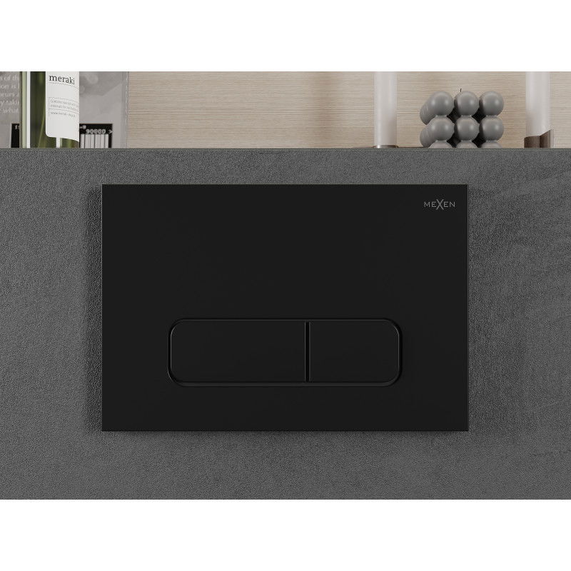 Mexen Fenix 02 buton de spălare, negru mat - 600203