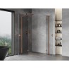 Mexen Mist-H L Duo cabină de duș batantă stânga 90 x 70 cm, transparentă, cupru periat - 8A5L-090L-070P-65-00