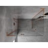 Mexen Mist-H L Duo cabină de duș cu ușă batantă stânga 110 x 70 cm, transparent, cupru periat - 8A5L-110L-070P-65-00
