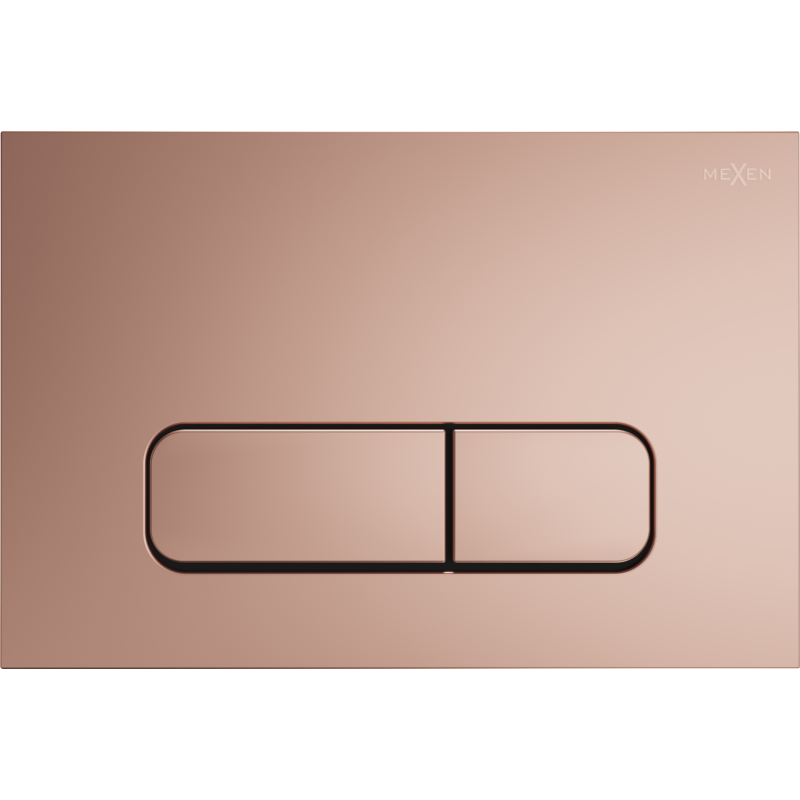 Buton de spălare Mexen Fenix 02, aur roz - 600205