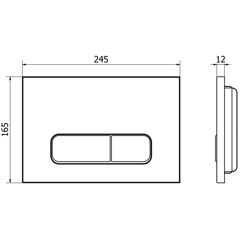 Mexen Fenix 02 öblítőgomb, pezsgő arany - 600204