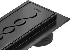 Mexen Flat 360° M18 forgatható vonalelvezetés 90 cm, fekete - 1723090-40