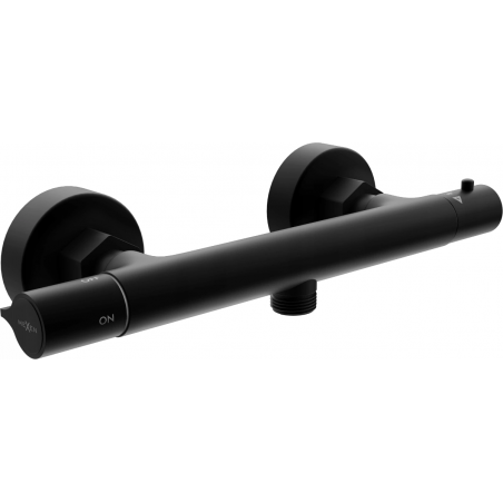 Mexen Slim baterie termostatică de duș, Neagră - 77105-70