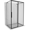 Mexen Rox-3S L cabina de duș 3-perete glisant dreapta 95 x 110 cm, cadru negru, negru - 8C2L-095-110-70-70-3S-P