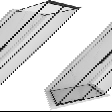 Mexen Rox-3S L Cabină de duș cu 3 pereți glisantă dreaptă 110 x 110 cm, ramă neagră, neagră - 8C2L-110-110-70-70-3S-P