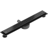 Mexen Flat 360° M15 scurgere liniiră rotativă 70 cm, Neagră - 1724070-40