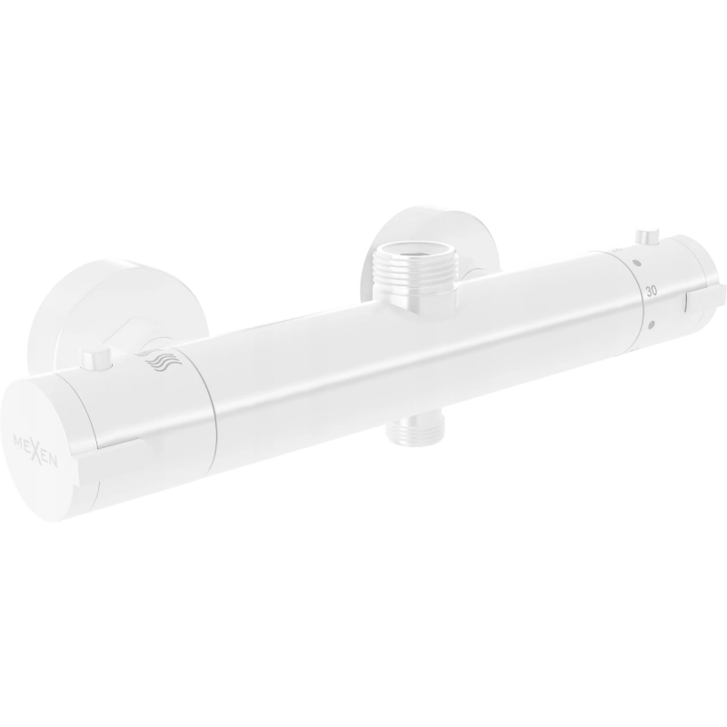 Mexen Kai baterie de duș termostatică, albă - 77150-20