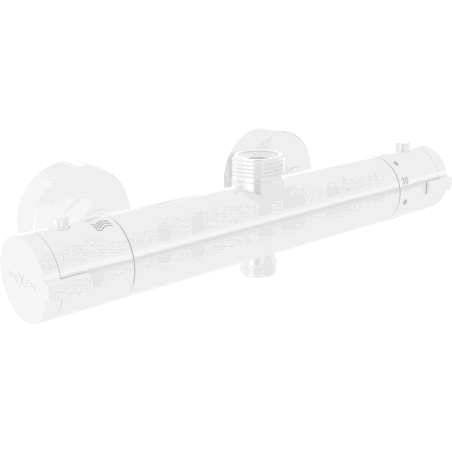 Mexen Kai baterie de duș termostatică, albă - 77150-20