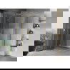 Mexen Mist-H L Duo cabină de duș cu uși 70 x 70 cm, transparent, auriu - 8A5L-070L-070P-50-00