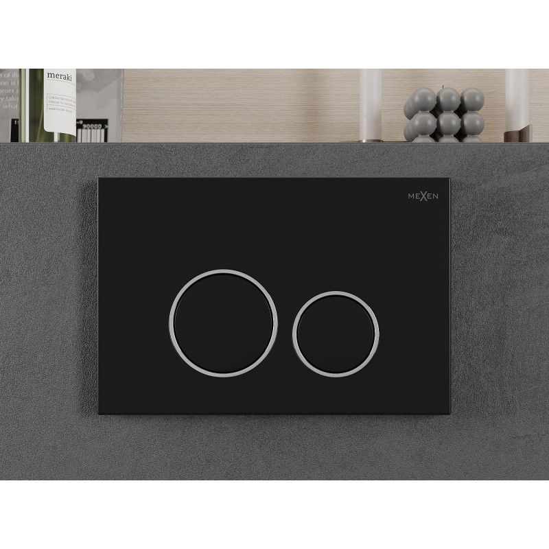 Mexen Fenix 05  buton de spălare, negru mat - 600503