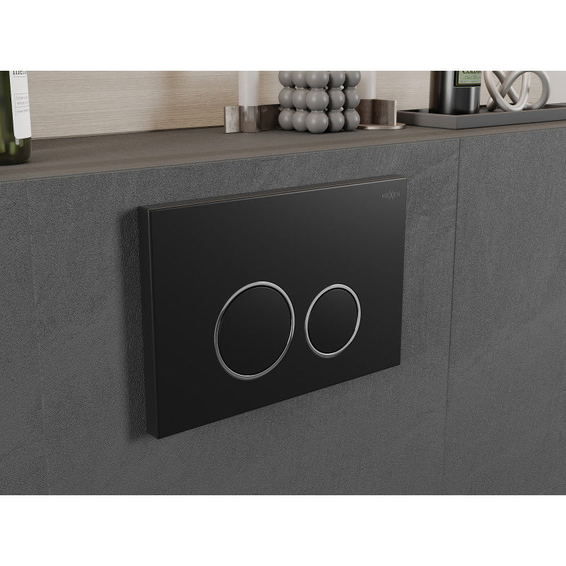 Mexen Fenix 05  buton de spălare, negru mat - 600503