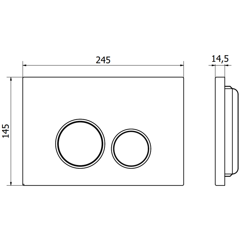 Mexen Fenix 05  öblítőgomb, pezsgőarany - 600504