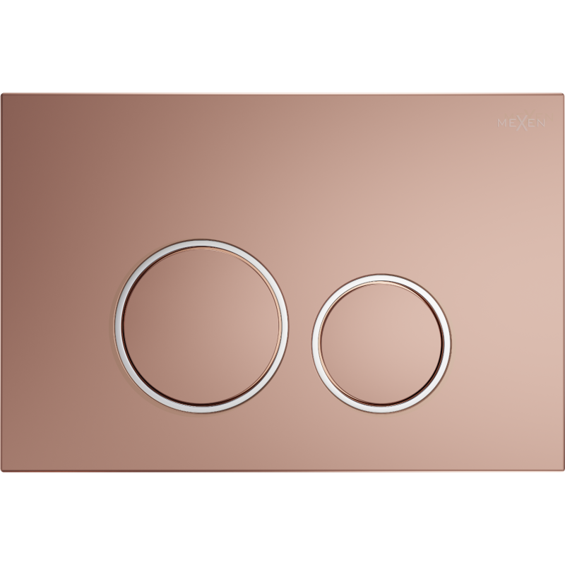 Buton de spălare Mexen Fenix 05, aur roz - 600505