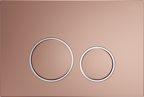 Buton de spălare Mexen Fenix 05, aur roz - 600505