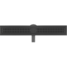 Mexen Flat 360° M08 scurgere liniiră rotativă 50 cm, Neagră - 1725050-40