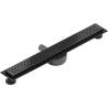 Mexen Flat 360° M08 scurgere liniiră rotativă 50 cm, Neagră - 1725050-40