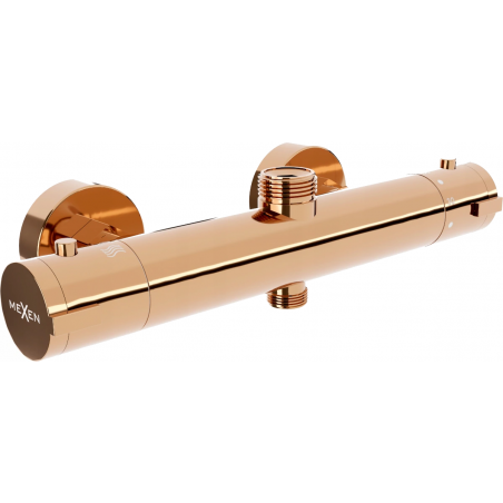 Mexen Kai baterie de duș termostatice, aur roz - 77150-60