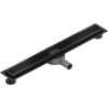 Mexen Flat 360° M33 scurgere liniiră rotativă 70 cm, Neagră - 1733070-40