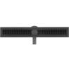 Mexen Flat 360° M33 scurgere liniiră rotativă 70 cm, Neagră - 1733070-40