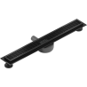 Mexen Flat 360° M33 scurgere liniiră rotativă 70 cm, Neagră - 1733070-40