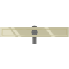 Mexen Flat 360° corp pentru scurgere liniară rotativ 60 cm, auriu - 1540060