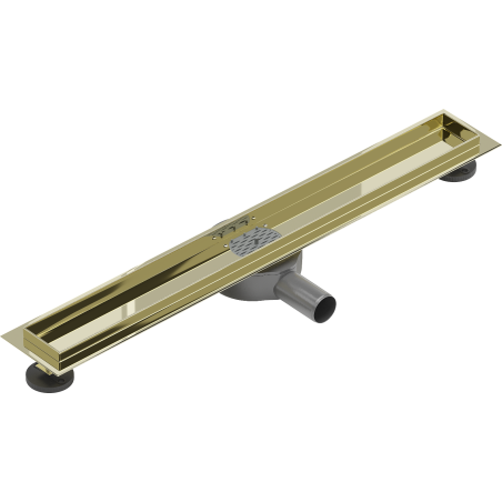 Mexen Flat 360° corp pentru scurgere liniară rotativ 60 cm, auriu - 1540060