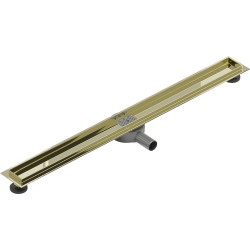 Mexen Flat 360 corp scurgere duș liniir pivotant 80 cm, Auriu - 1540080