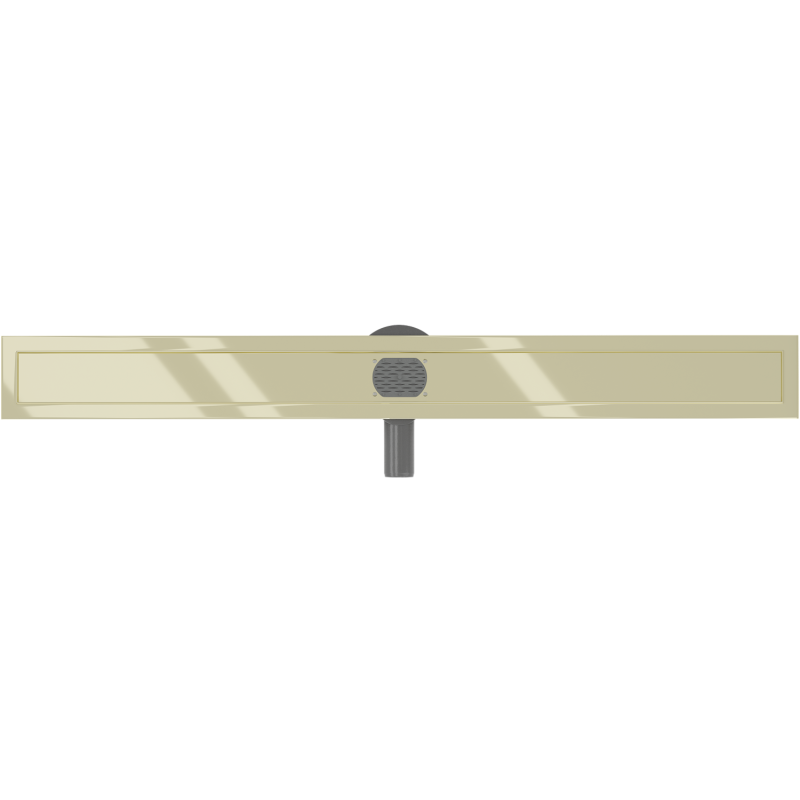 Mexen Flat 360° forgó vonali lefolyóház 90 cm, arany - 1540090