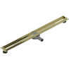 Mexen Flat 360 függőleges, forgó zuhanyfolyóka váza 90 cm, Arany - 1540090