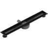 Mexen Flat 360 corp scurgere duș liniir pivotant 50 cm, Neagră - 1740050