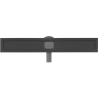 Mexen Flat 360 corp scurgere duș liniir pivotant 70 cm, Neagră - 1740070