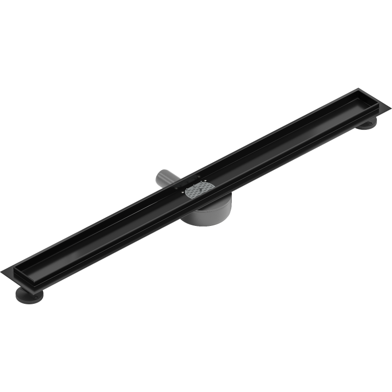 Mexen Flat 360° forgatható vonalmenti lefolyótest 90 cm, fekete - 1740090