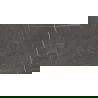 Mexen Dazzle Negro probă de gresie smălțuită rectificată. G1, placa de podea și perete 120 x 60 cm, carving - TL423-03-S