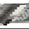 Mexen Mist-H L Duo cabină de duș pivotantă 85 x 105 cm, transparent, auriu - 8A5L-085L-105P-50-00