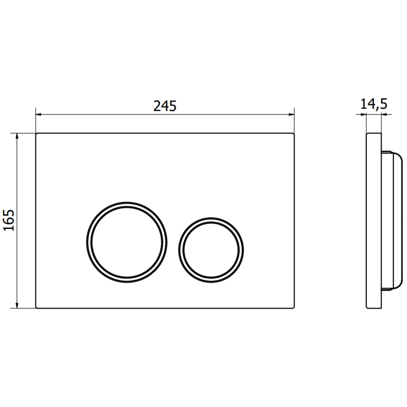 Mexen Fenix 06 öblítőgomb, pezsgőarany - 600624