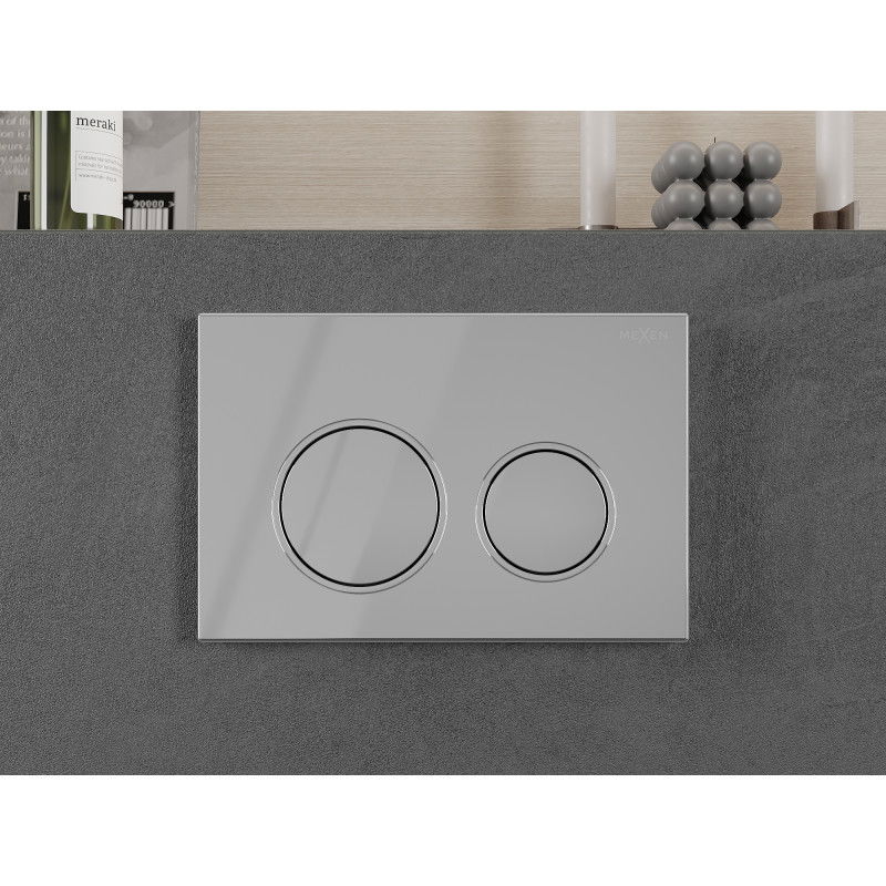 Mexen Fenix 07 XS öblítőgomb, fényes króm - 600701