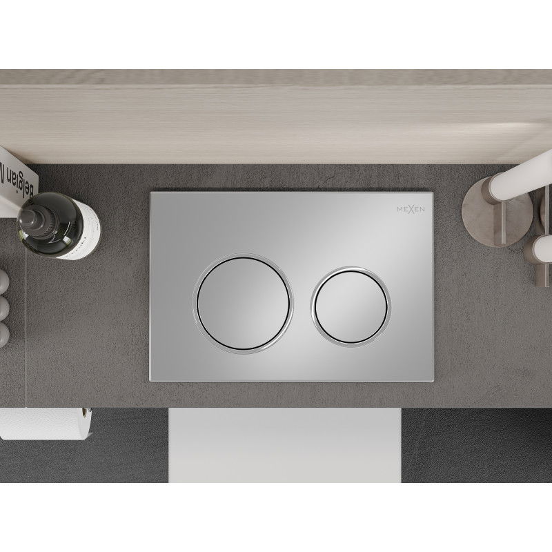 Mexen Fenix 07 XS buton de spălare, crom mat - 600702