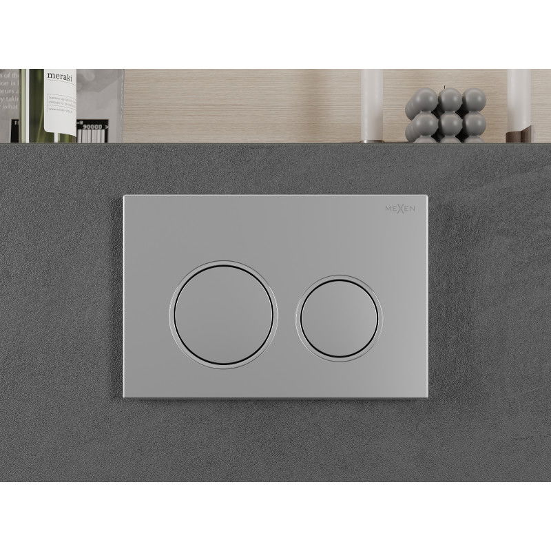 Mexen Fenix 07 XS buton de spălare, crom mat - 600702