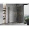 Mexen Mist-H L Duo zuhanykabin nyíló 90 x 120 cm, átlátszó, arany - 8A5L-090L-120P-50-00