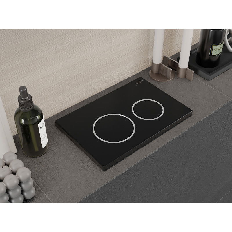 Mexen Fenix 07 XS buton de spălare, negru mat - 600703