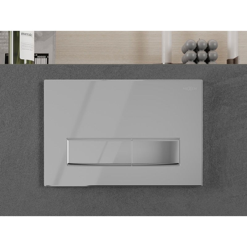 Mexen Fenix 09 öblítős gomb, fényes króm - 600901