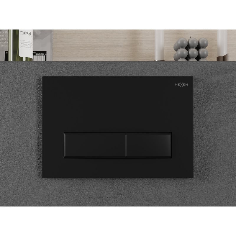 Mexen Fenix 09 buton de spălare, negru mat - 600903
