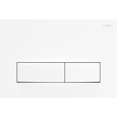 Mexen Fenix 09 öblítőgomb, fehér matt - 600920