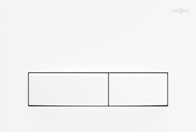 Mexen Fenix 09 öblítőgomb, fehér matt - 600920