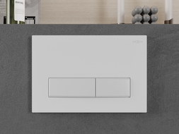 Mexen Fenix 09 öblítőgomb, fehér matt - 600920