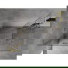 Mexen Mist-H L Duo cabină de duș pivotantă 110 x 70 cm, transparentă, auriu periat - 8A5L-110L-070P-55-00